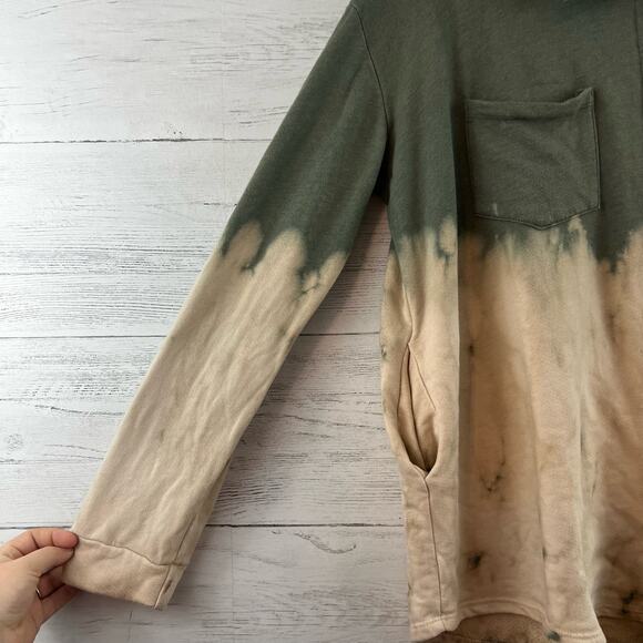 Fantastic Fawn Bleach Dye Oversized Shacket Size S - Picture 7 of 10